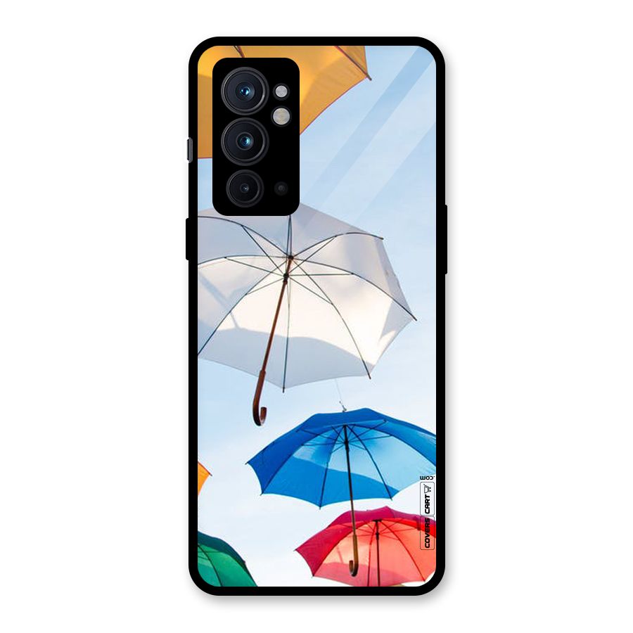 Umbrella Sky Glass Back Case for OnePlus 9RT 5G