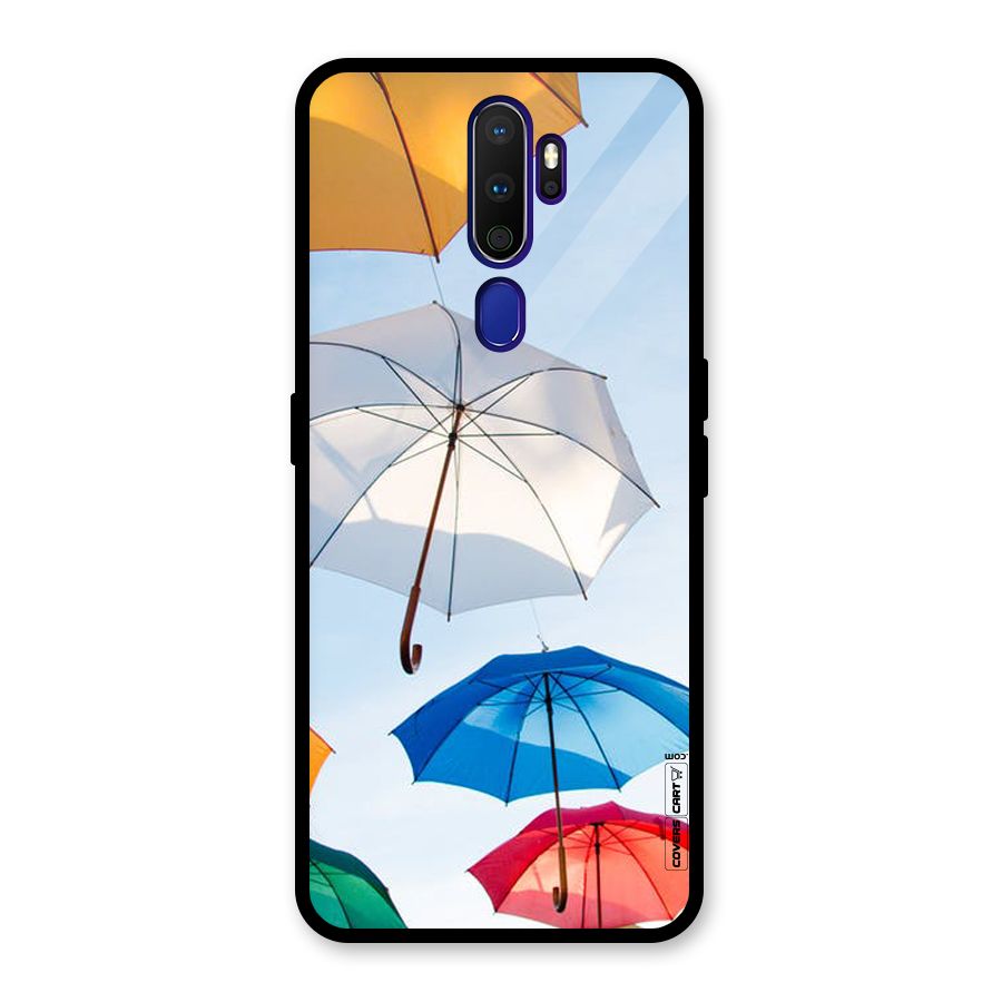Umbrella Sky Glass Back Case for Oppo A9 (2020)