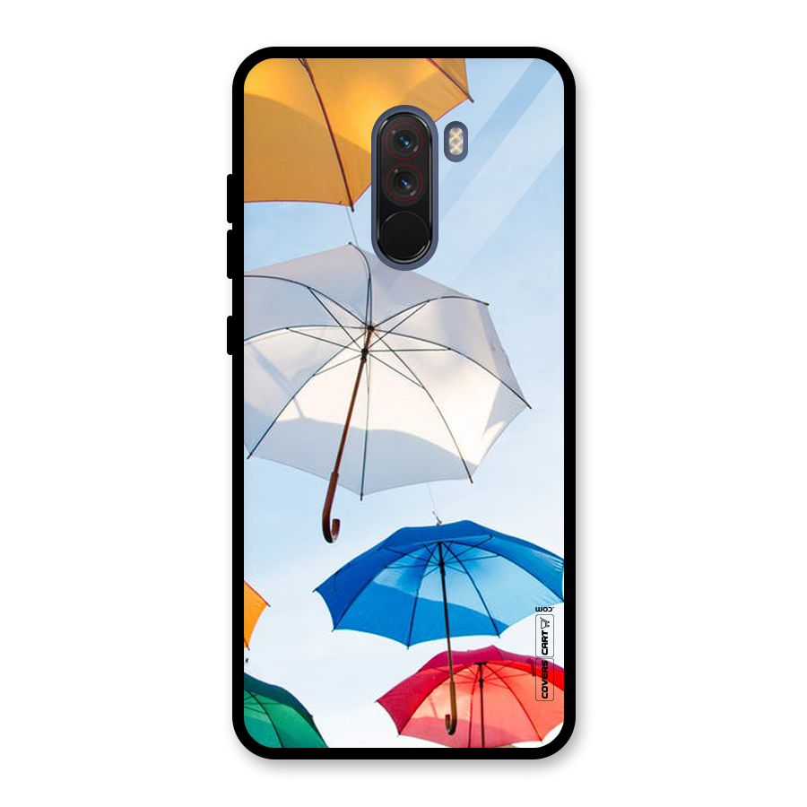 Umbrella Sky Glass Back Case for Poco F1