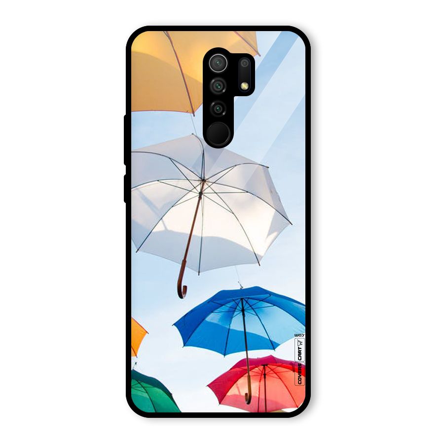 Umbrella Sky Glass Back Case for Poco M2
