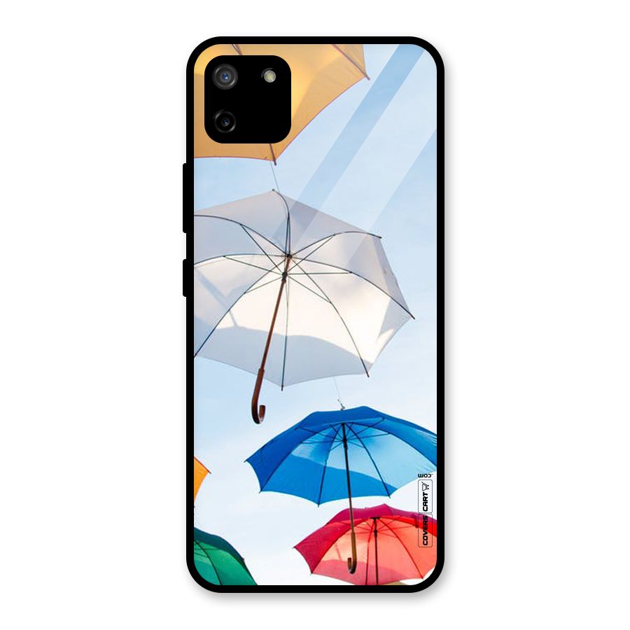 Umbrella Sky Glass Back Case for Realme C11