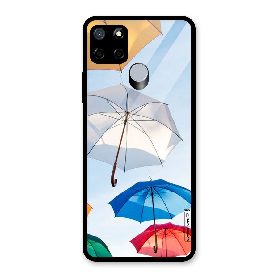 Umbrella Sky Glass Back Case for Realme C15