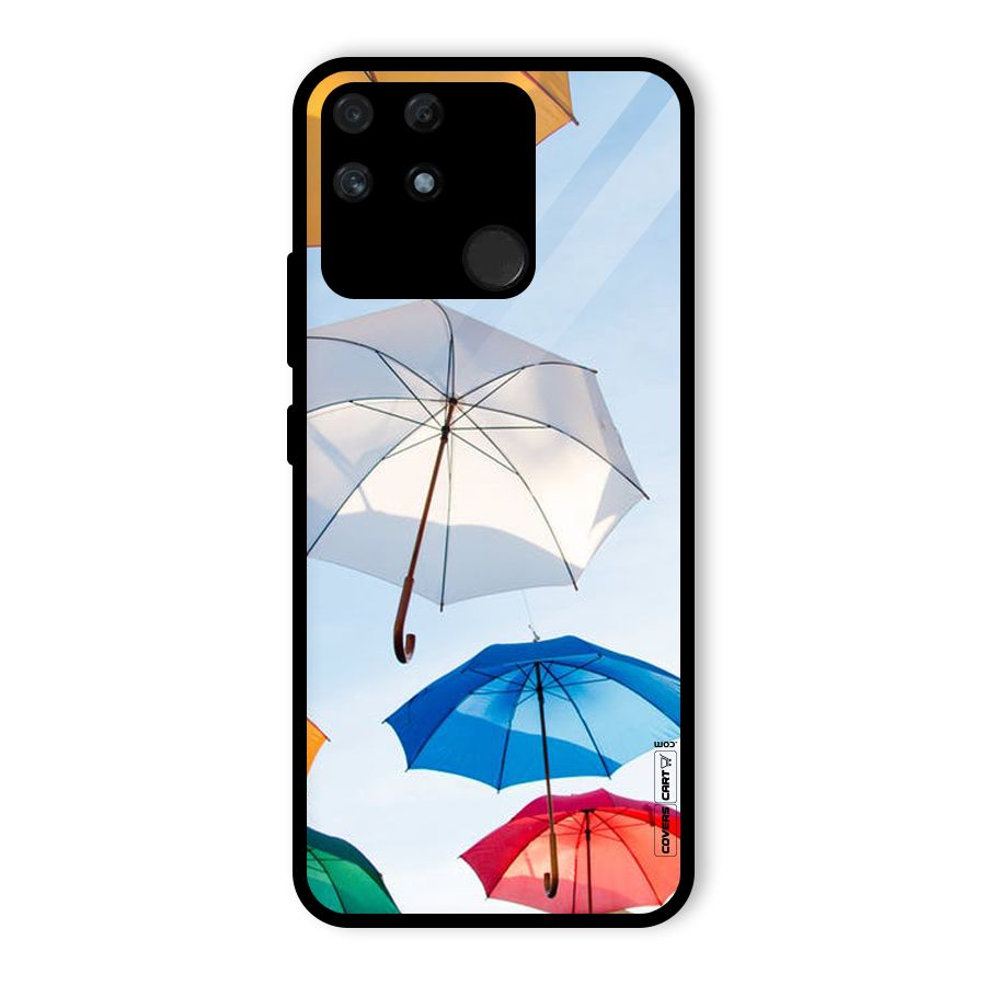 Umbrella Sky Glass Back Case for Realme Narzo 50A