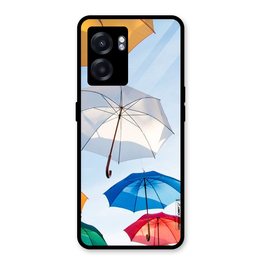 Umbrella Sky Glass Back Case for Realme Narzo 50 5G