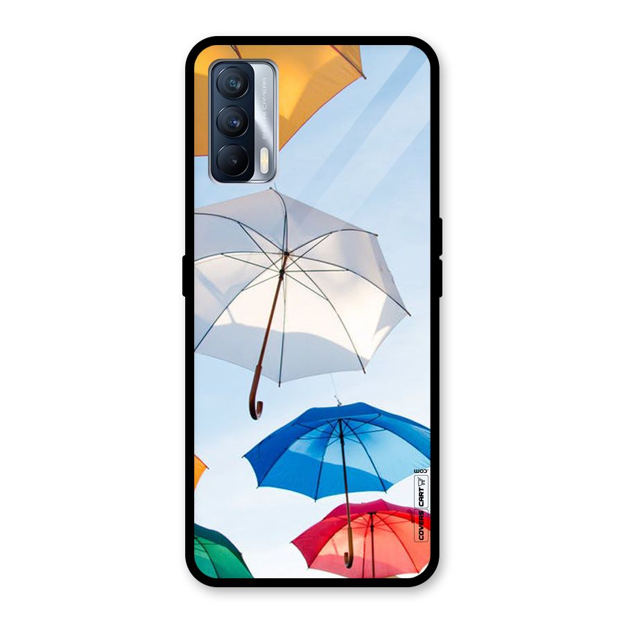Umbrella Sky Glass Back Case for Realme X7