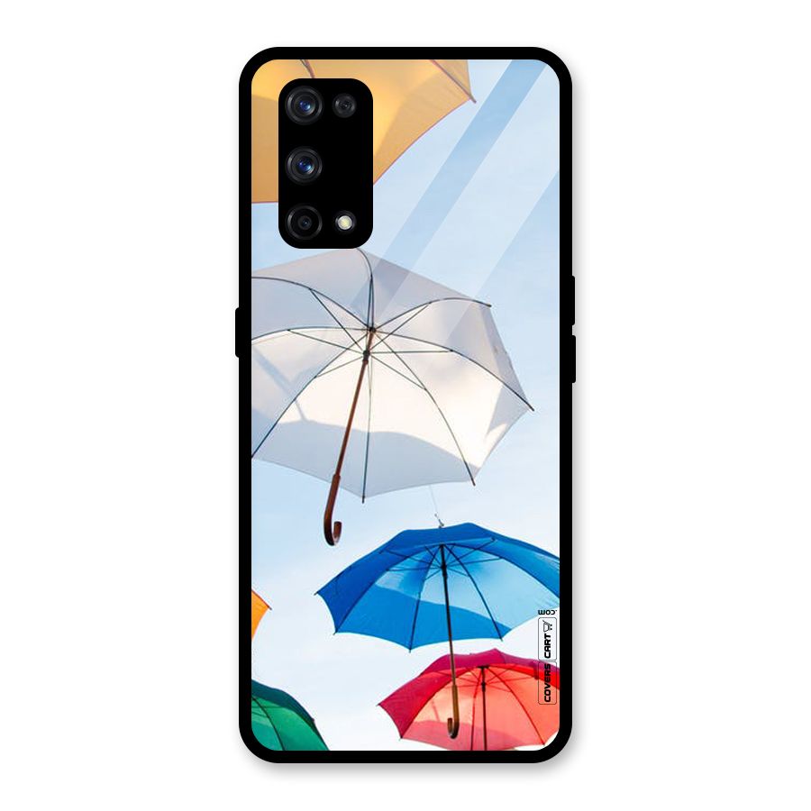 Umbrella Sky Glass Back Case for Realme X7 Pro