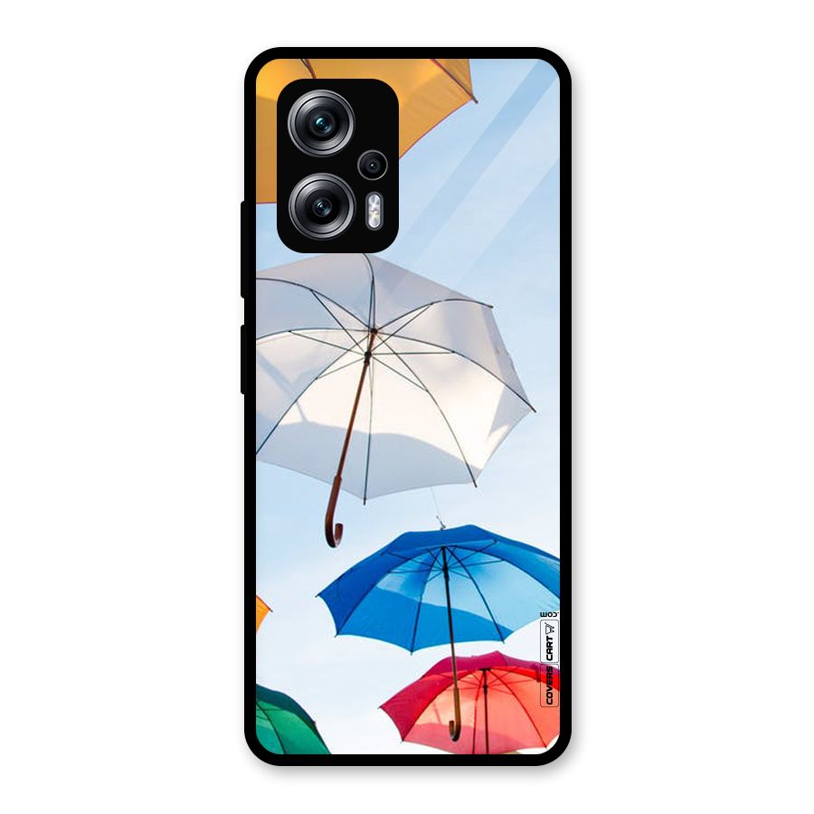 Umbrella Sky Glass Back Case for Redmi K50i
