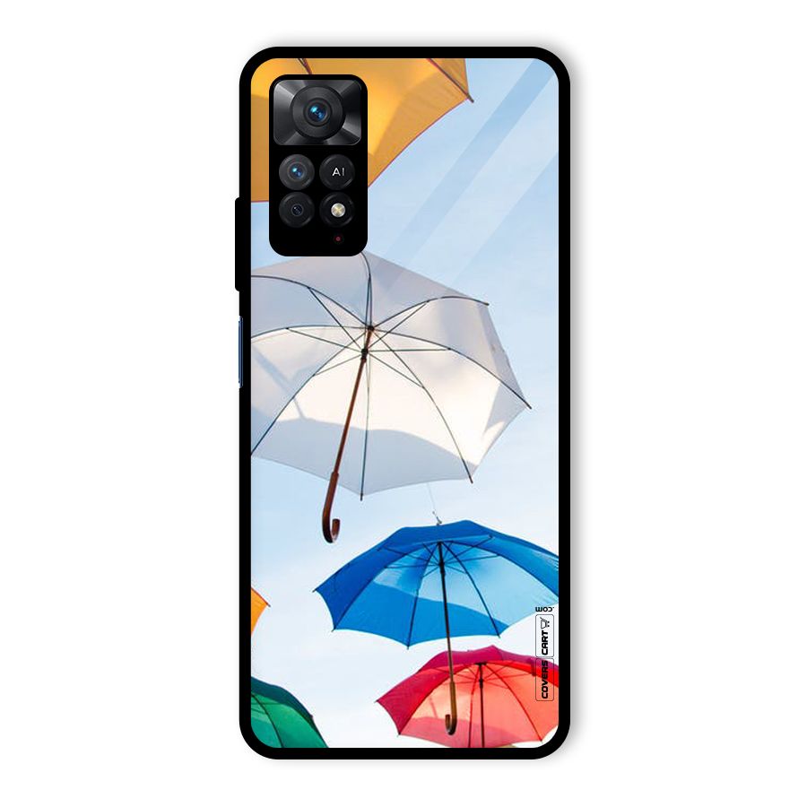 Umbrella Sky Glass Back Case for Redmi Note 11 Pro