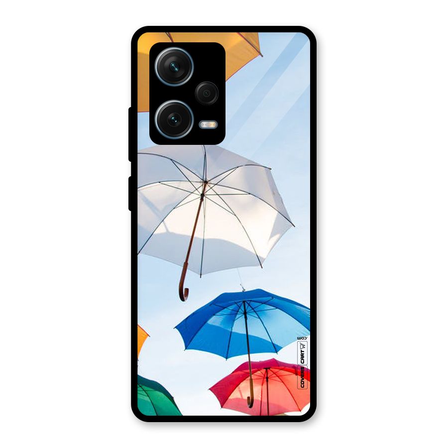 Umbrella Sky Glass Back Case for Redmi Note 12 Pro Plus 5G