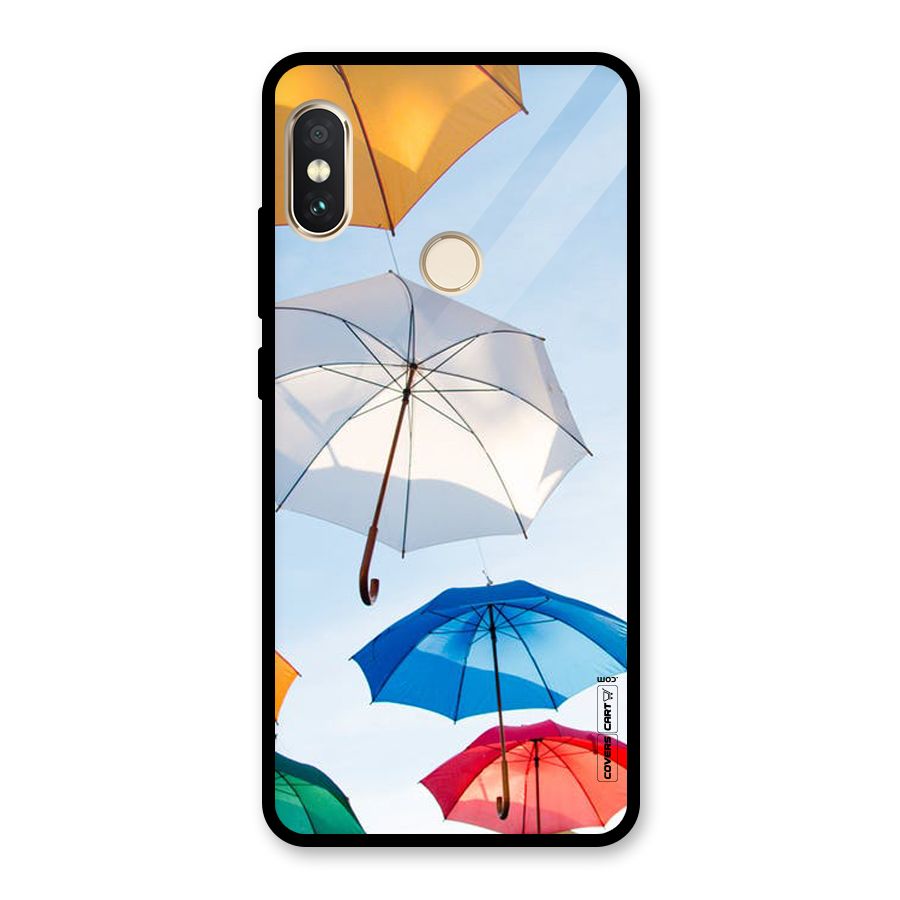Umbrella Sky Glass Back Case for Redmi Note 5 Pro