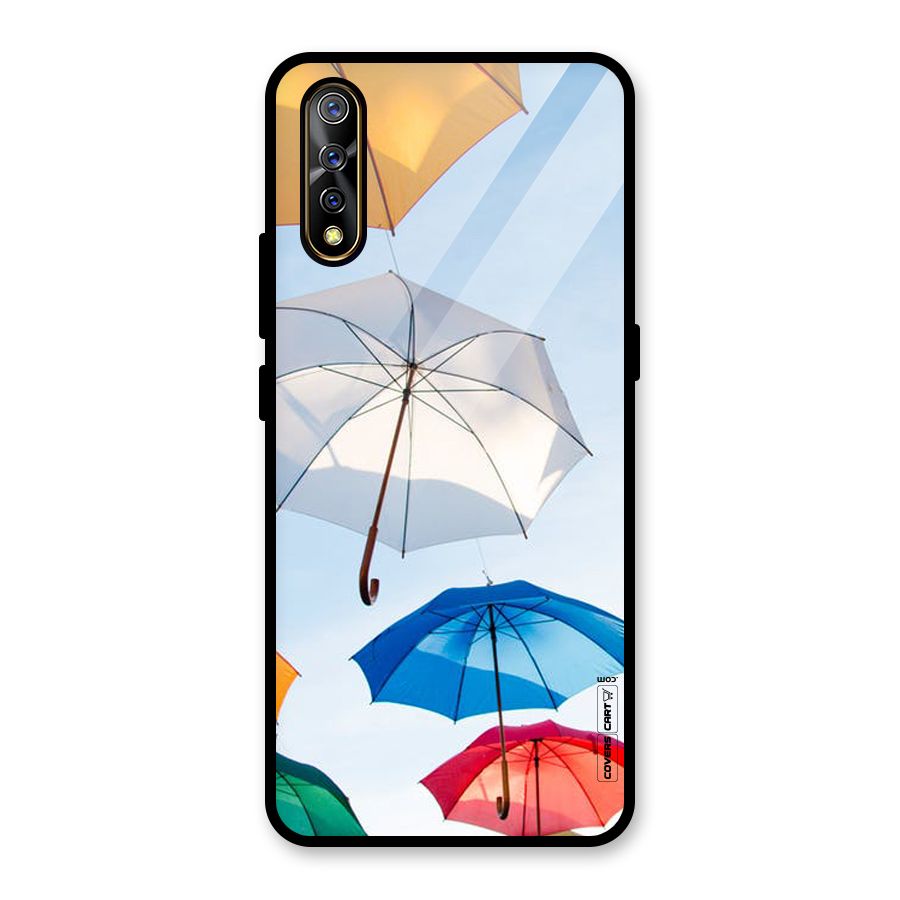 Umbrella Sky Glass Back Case for Vivo S1