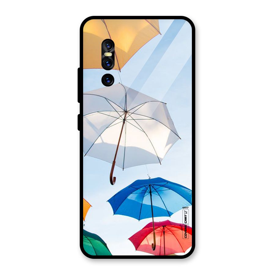 Umbrella Sky Glass Back Case for Vivo V15 Pro