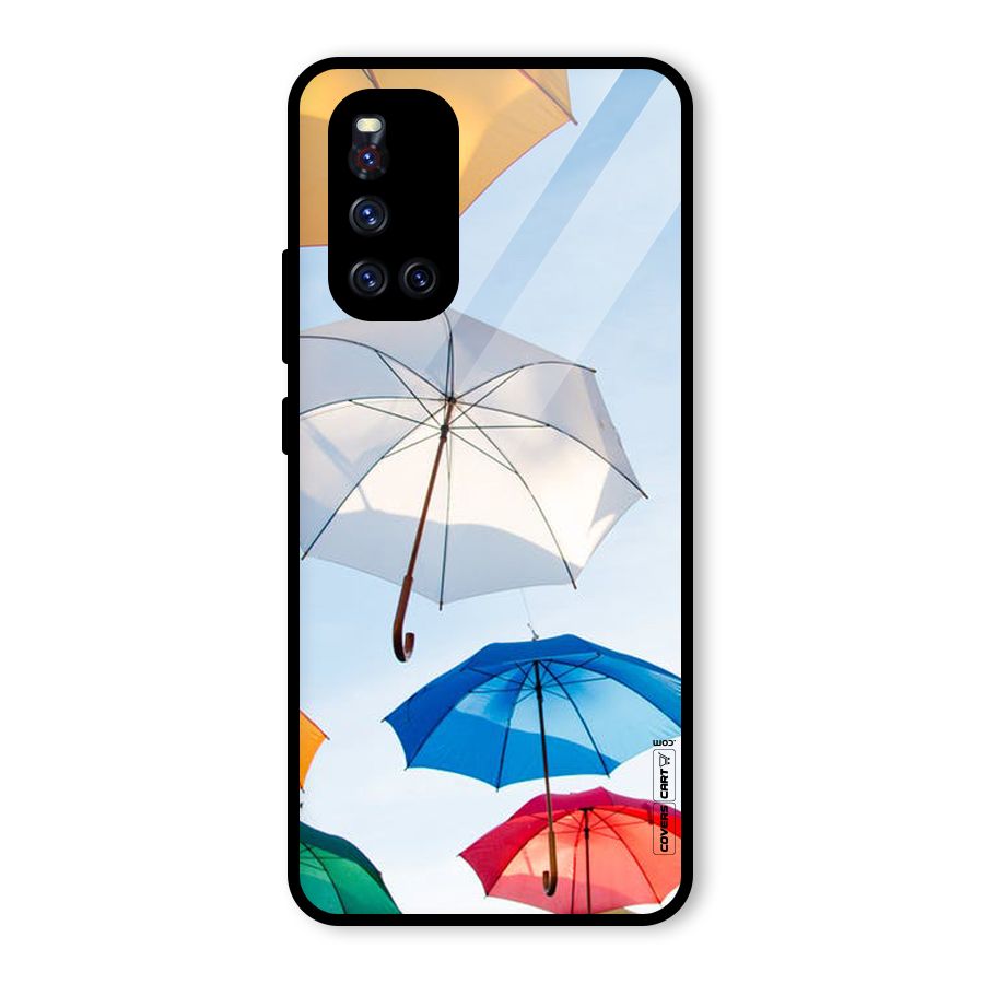 Umbrella Sky Glass Back Case for Vivo V19