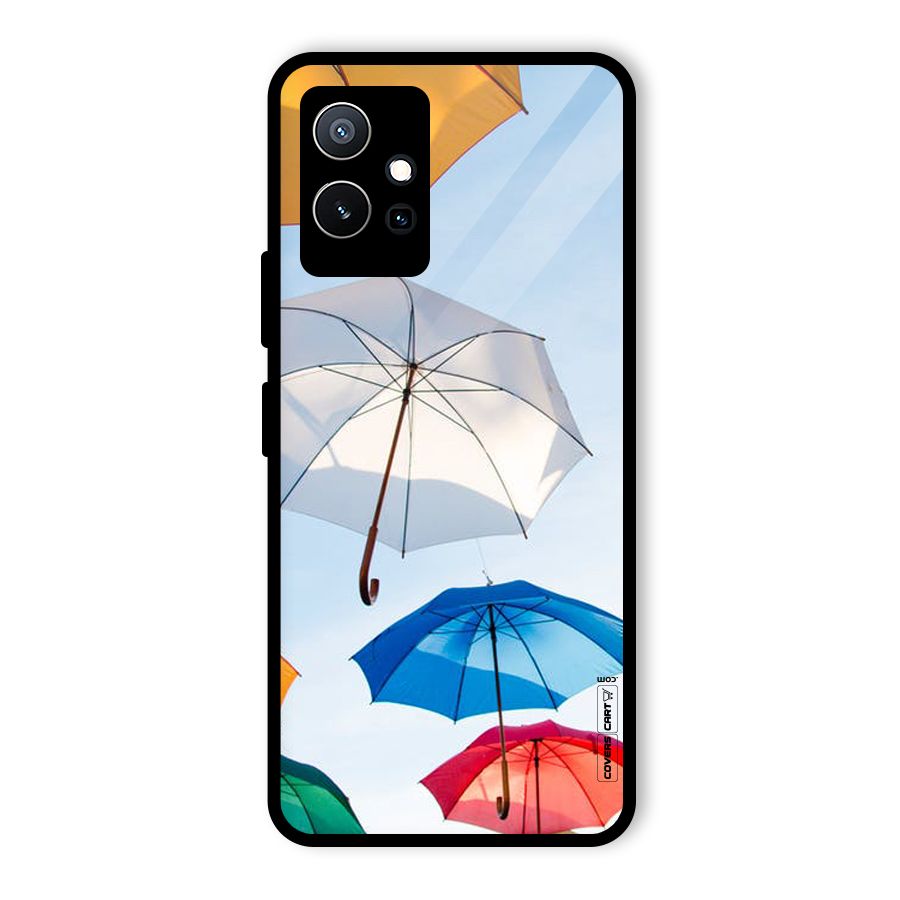 Umbrella Sky Glass Back Case for Vivo iQOO Z6