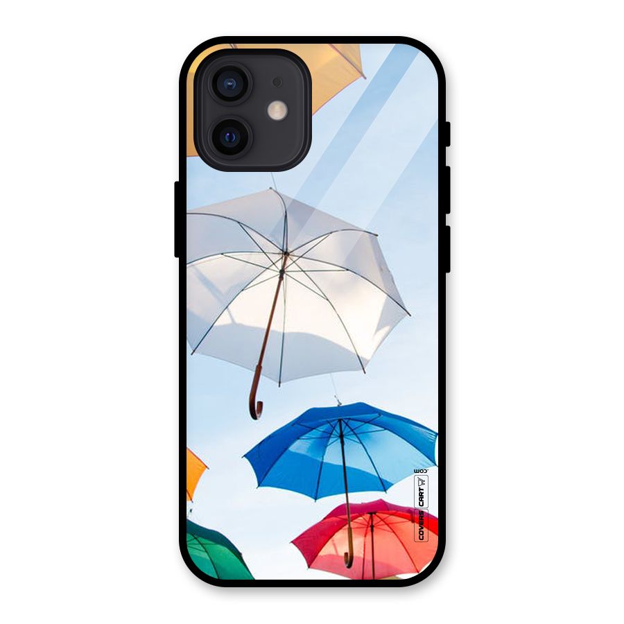 Umbrella Sky Glass Back Case for iPhone 12