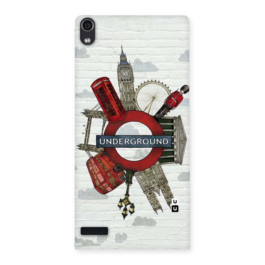 Underground Design Back Case for Ascend P6
