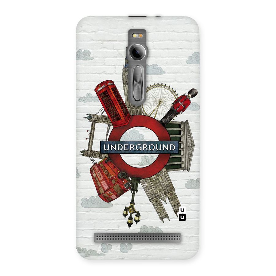 Underground Design Back Case for Asus Zenfone 2