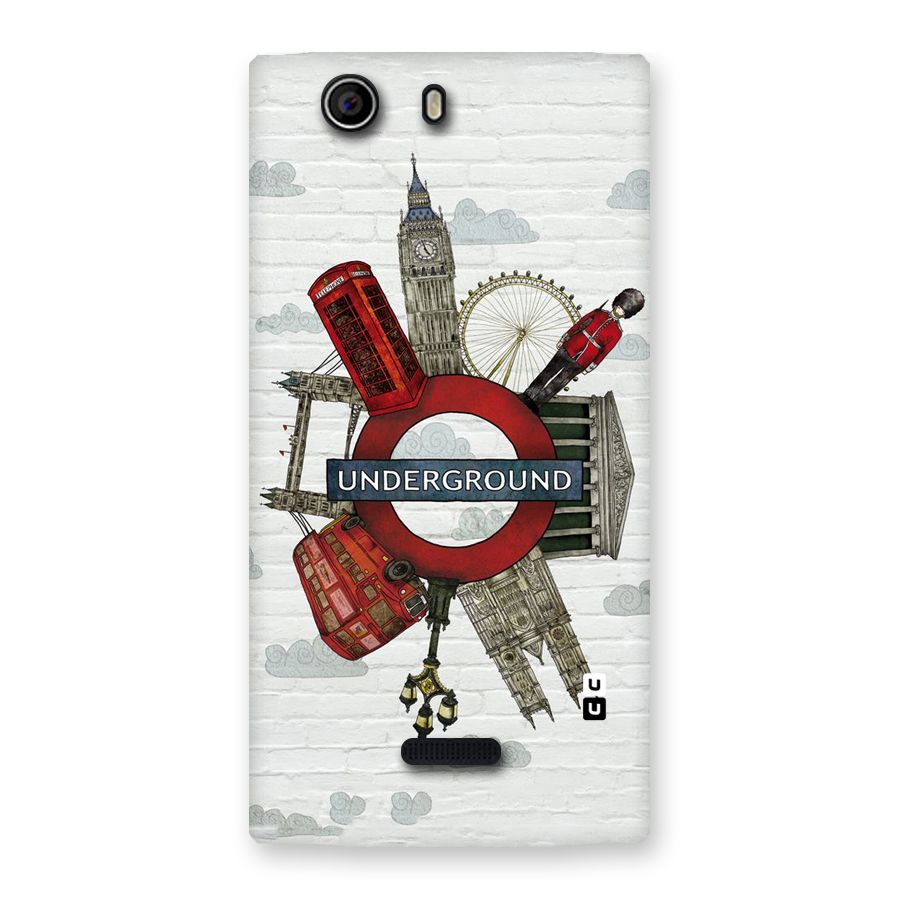 Underground Design Back Case for Canvas Nitro 2 E311