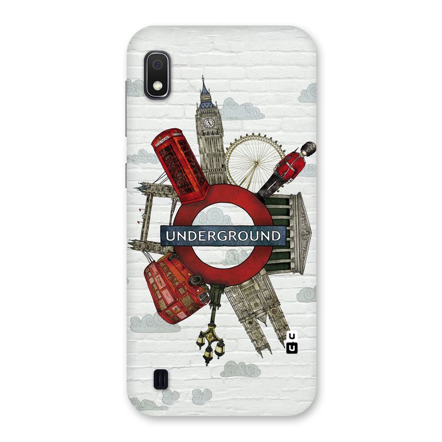 Underground Design Back Case for Galaxy A10