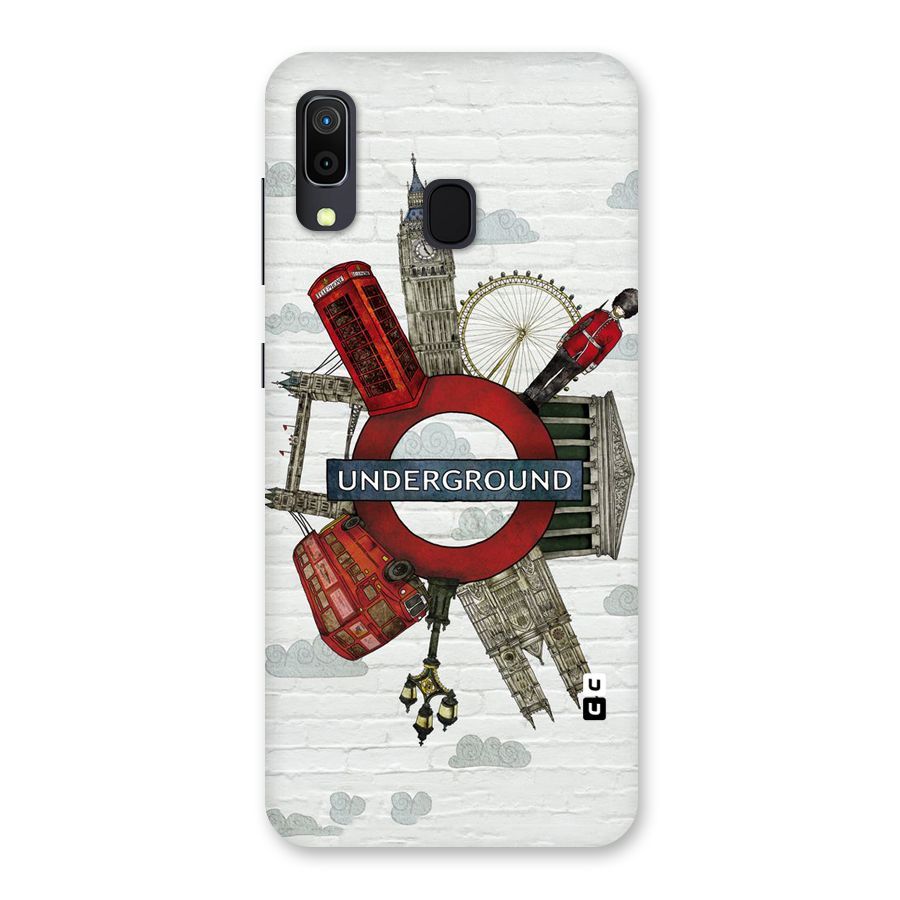 Underground Design Back Case for Galaxy A20