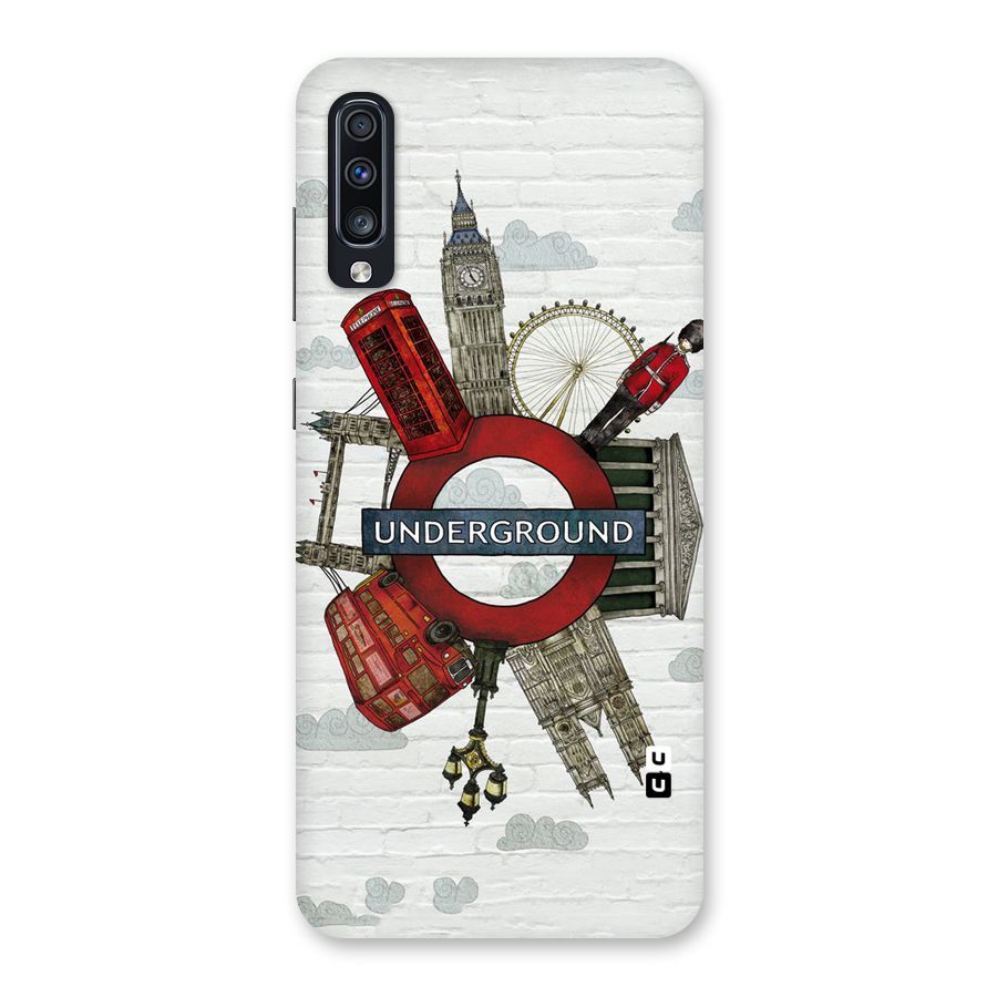 Underground Design Back Case for Galaxy A70
