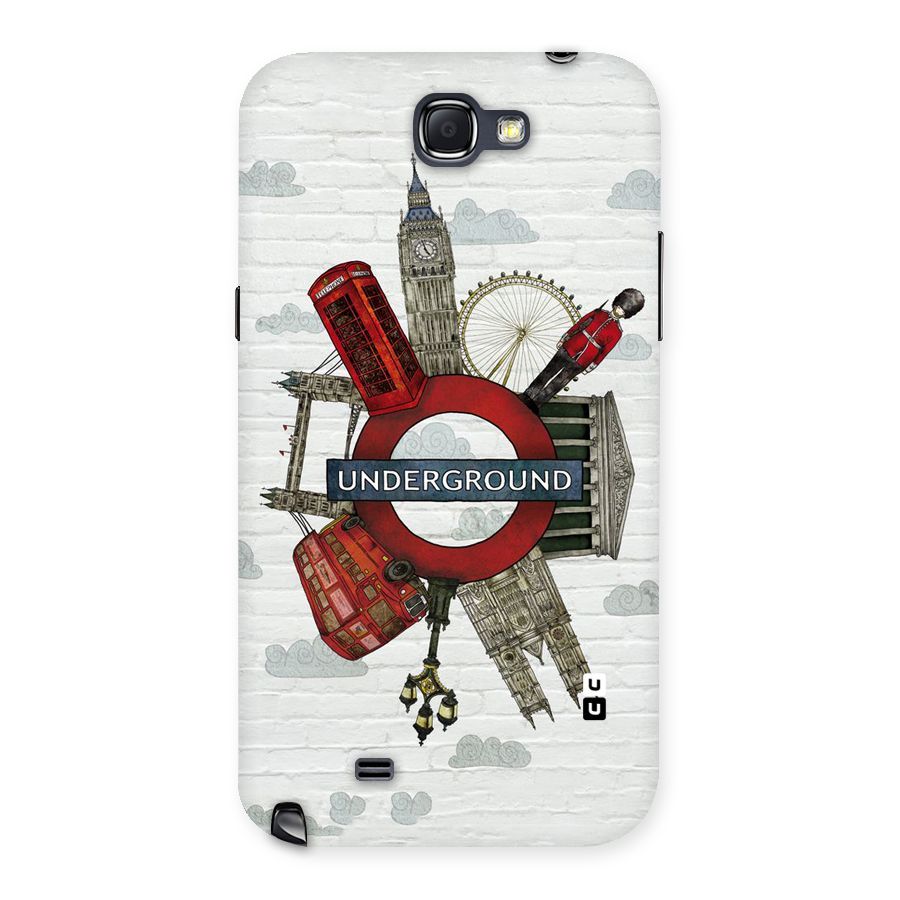 Underground Design Back Case for Galaxy Note 2