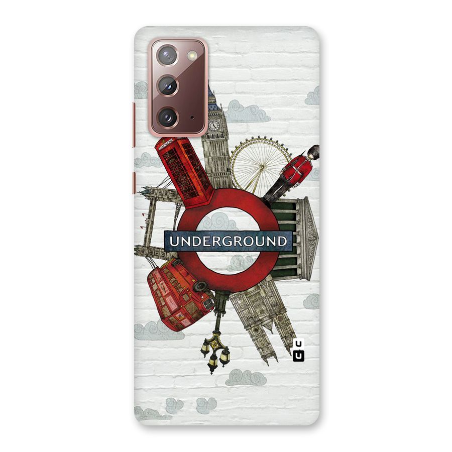 Underground Design Back Case for Galaxy Note 20