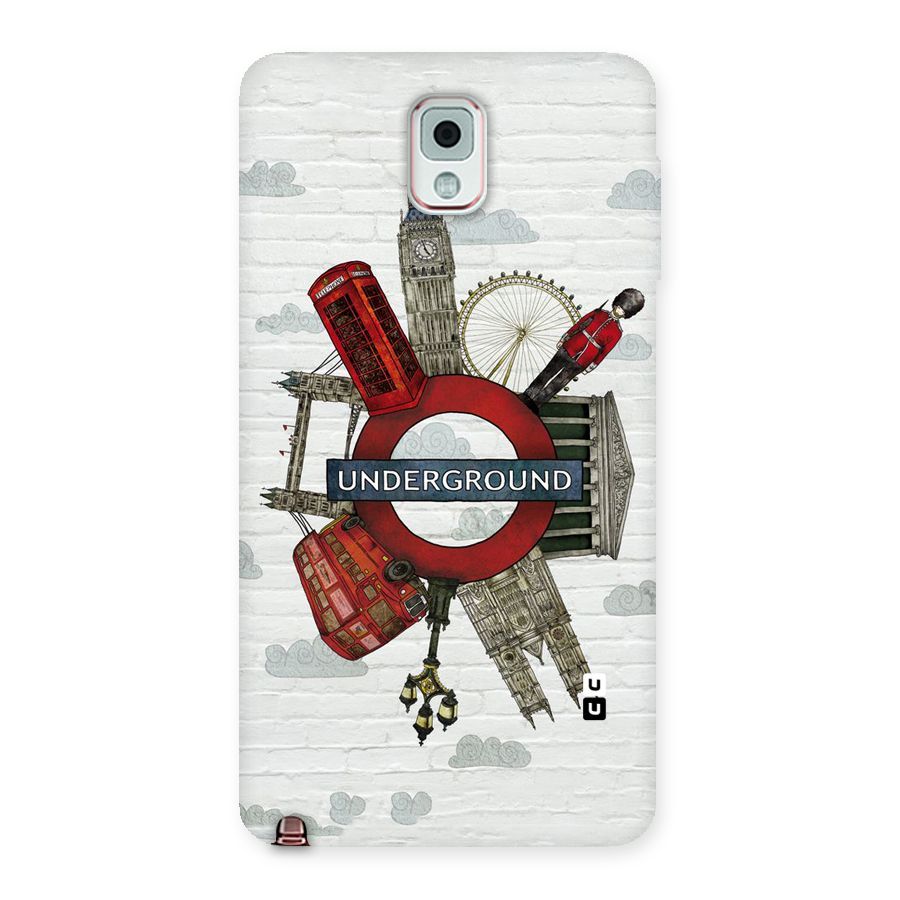Underground Design Back Case for Galaxy Note 3