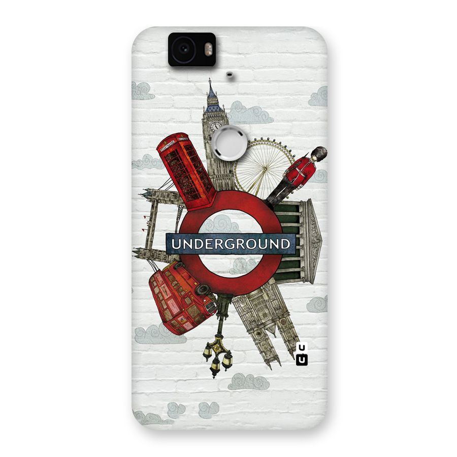 Underground Design Back Case for Google Nexus-6P