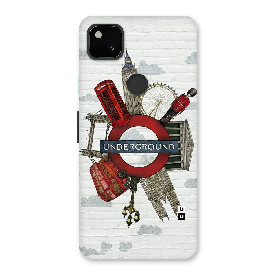 Underground Design Back Case for Google Pixel 4a
