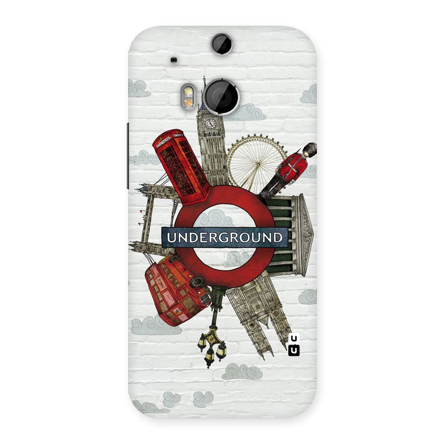 Underground Design Back Case for HTC One M8