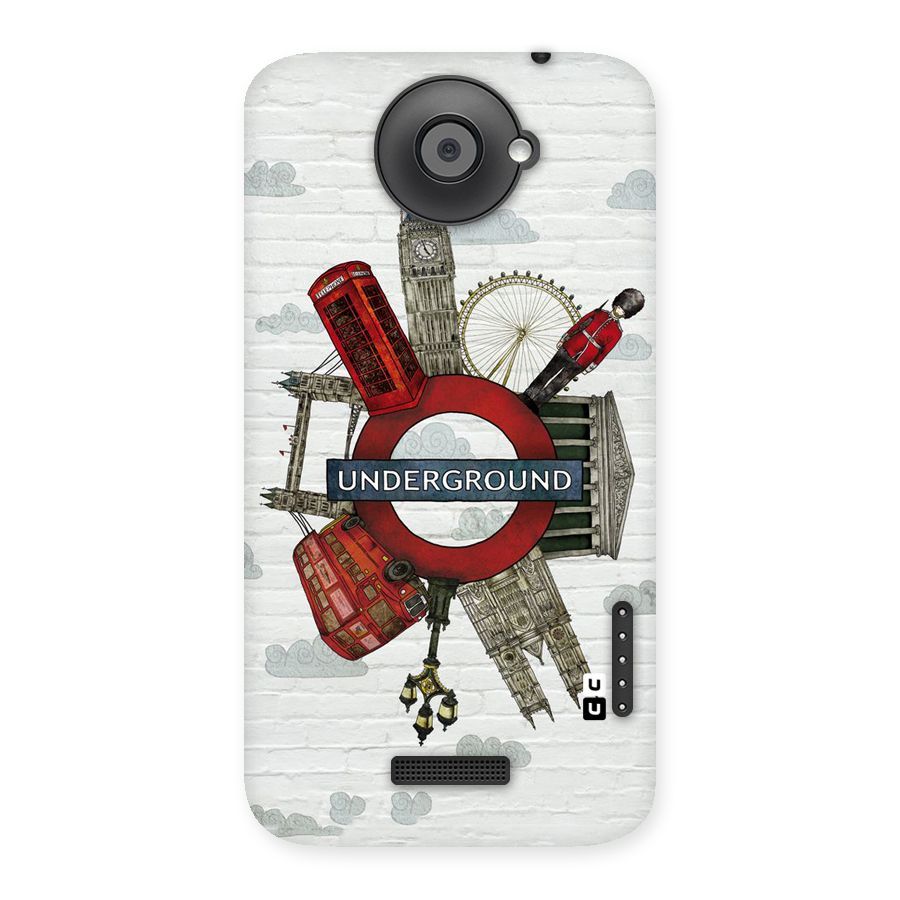 Underground Design Back Case for HTC One X