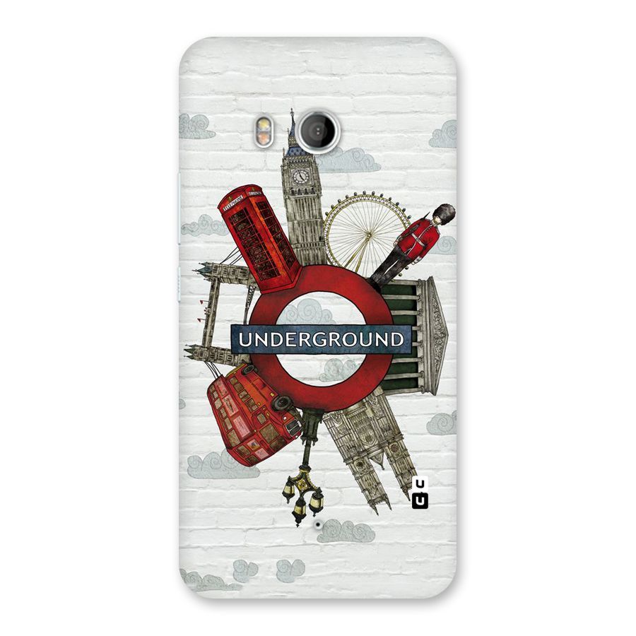 Underground Design Back Case for HTC U11