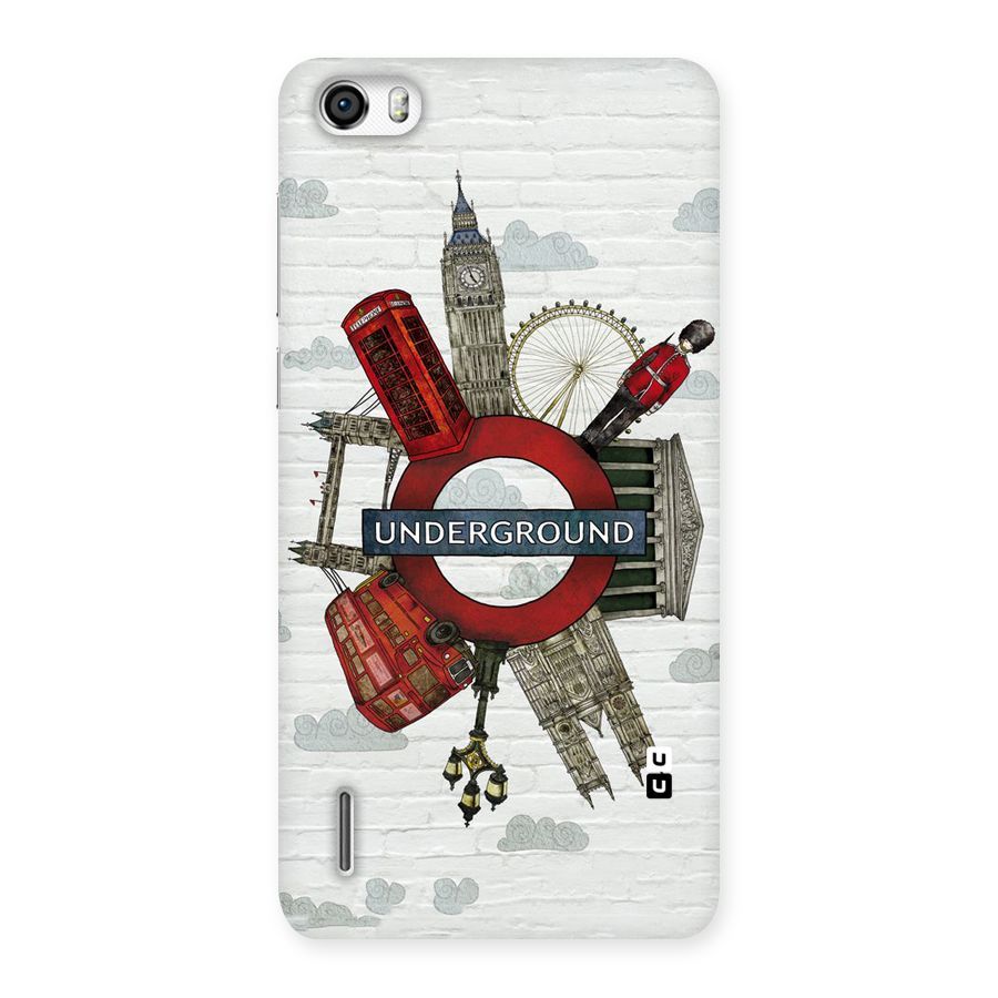 Underground Design Back Case for Honor 6