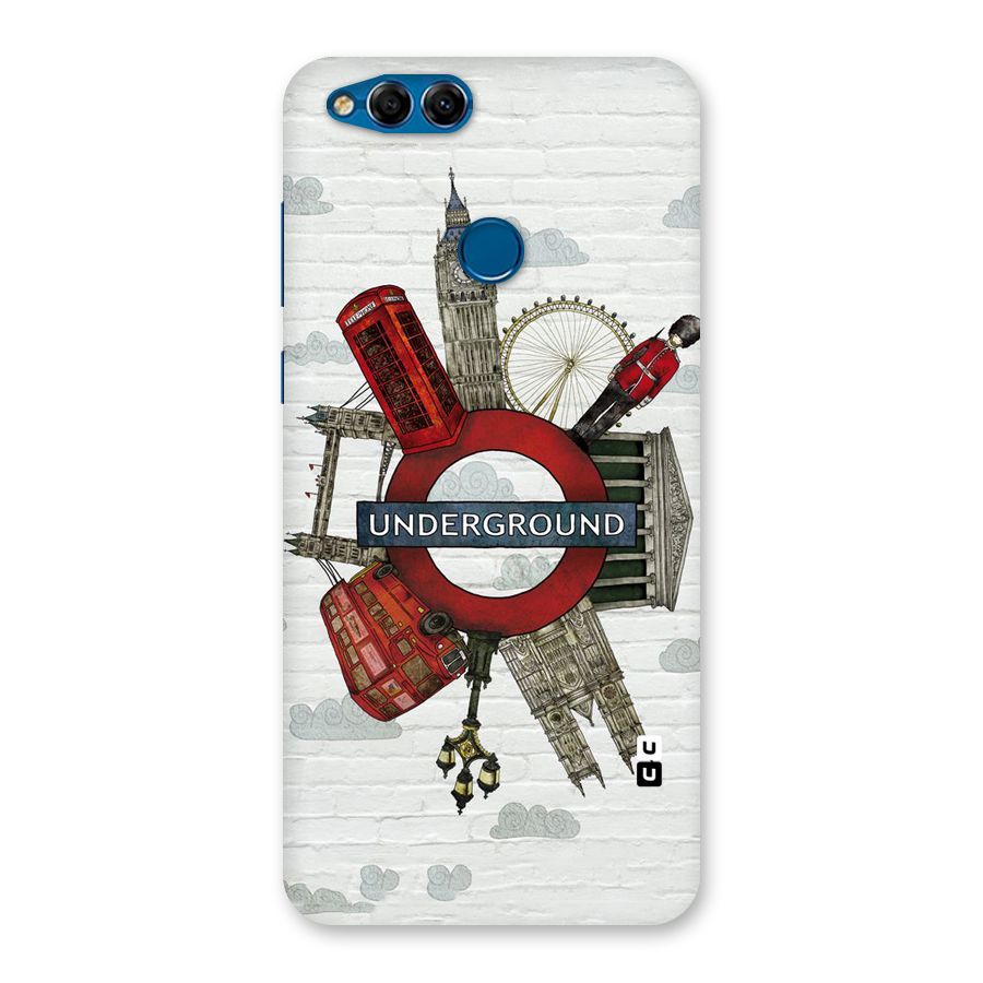 Underground Design Back Case for Honor 7X