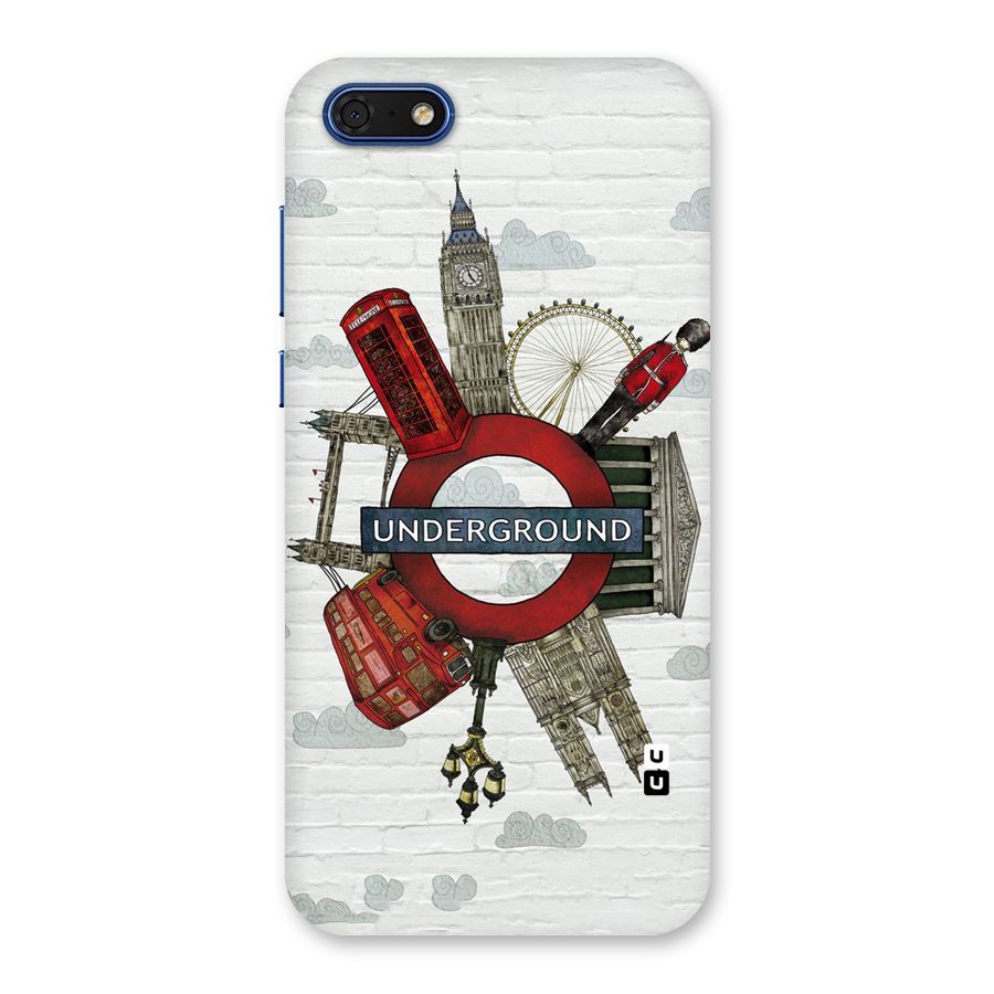 Underground Design Back Case for Honor 7s