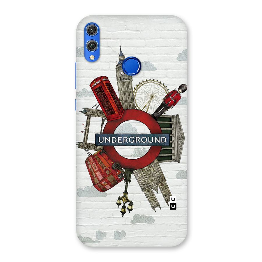 Underground Design Back Case for Honor 8X