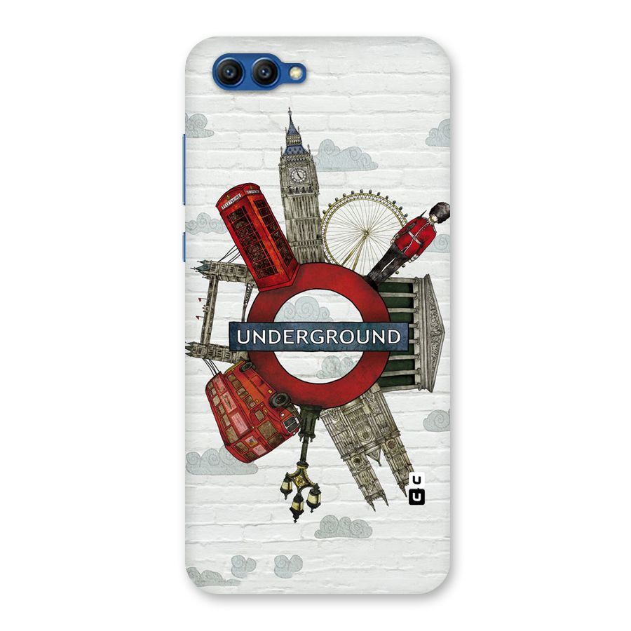 Underground Design Back Case for Honor View 10