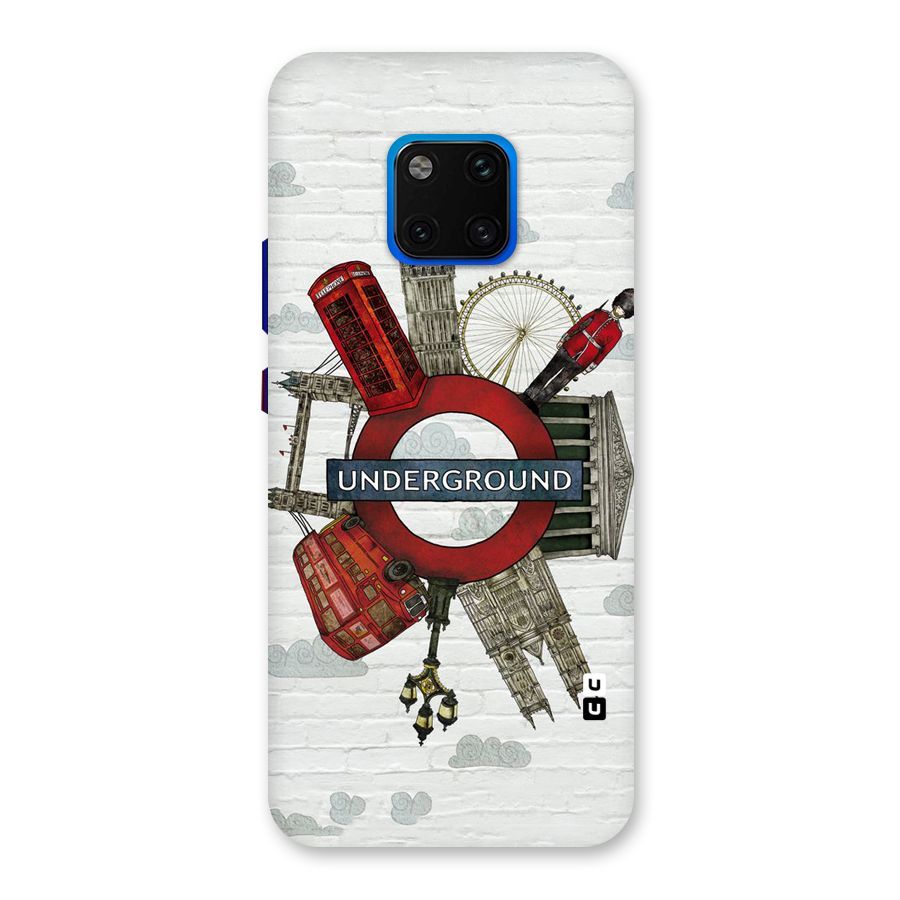 Underground Design Back Case for Huawei Mate 20 Pro