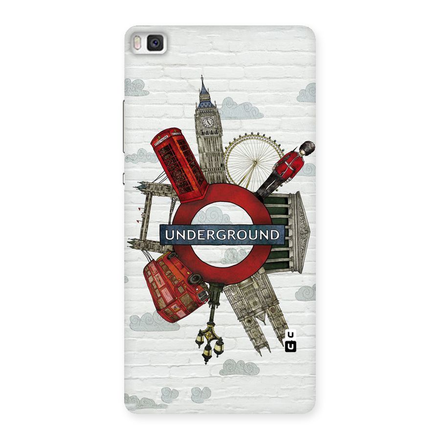 Underground Design Back Case for Huawei P8