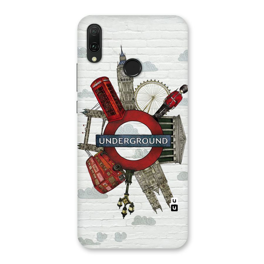 Underground Design Back Case for Huawei Y9 (2019)