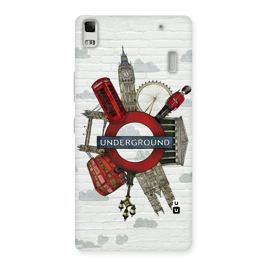 Underground Design Back Case for Lenovo K3 Note