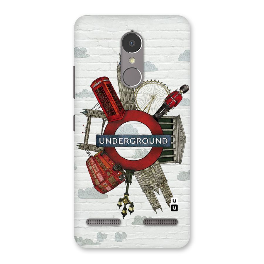 Underground Design Back Case for Lenovo K6