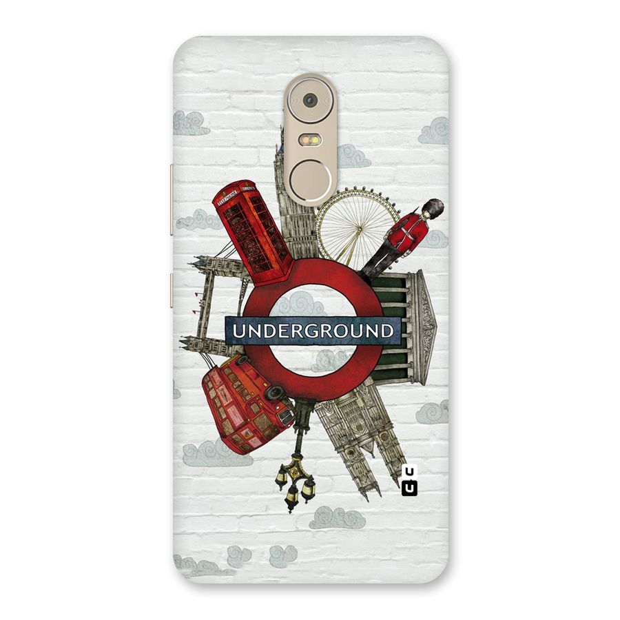 Underground Design Back Case for Lenovo K6 Note