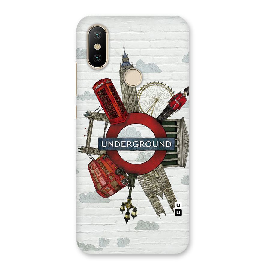Underground Design Back Case for Mi A2