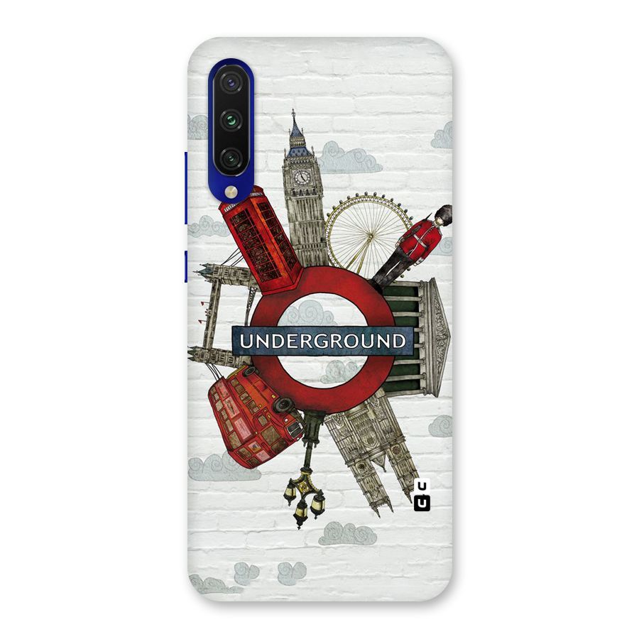 Underground Design Back Case for Mi A3