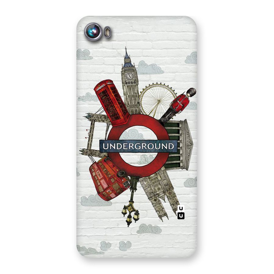 Underground Design Back Case for Micromax Canvas Fire 4 A107