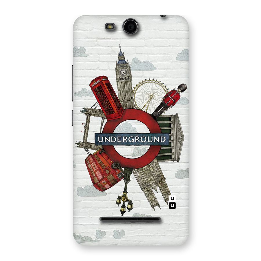Underground Design Back Case for Micromax Canvas Juice 3 Q392