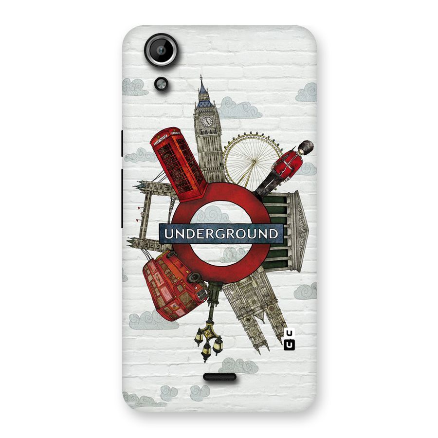 Underground Design Back Case for Micromax Canvas Selfie Lens Q345