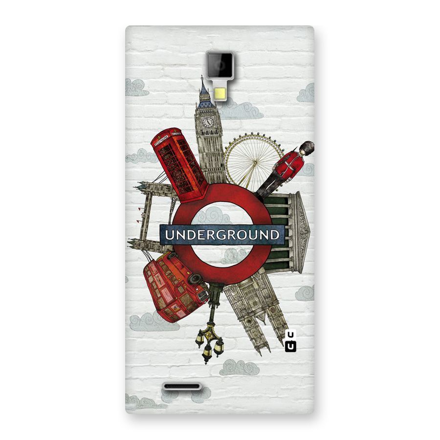Underground Design Back Case for Micromax Canvas Xpress A99